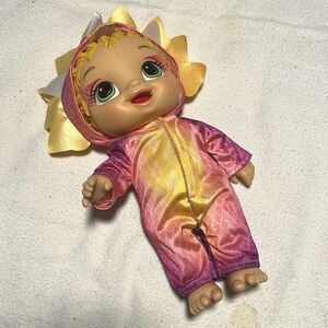 Baby Alive Dino Cuties 10" Doll Triceratops